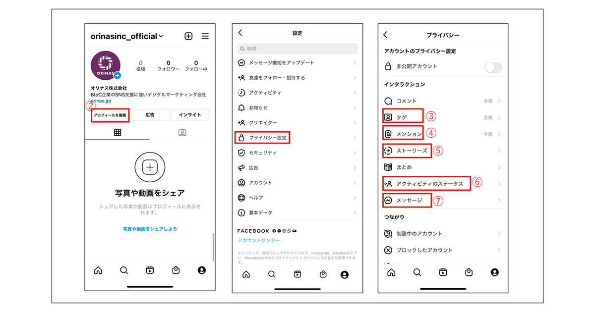 Instagram公式アカウントの開設方法とは メリットや活用事例もご紹介 オリナス株式会社